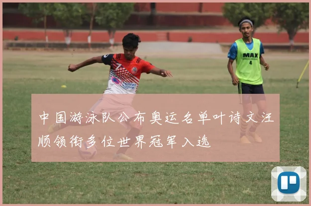 中国游泳队公布奥运名单叶诗文汪顺领衔多位世界冠军入选